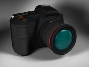 dslr camera 3D मॉडल