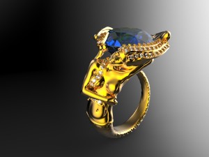 mermaid 3Dプリントモデル