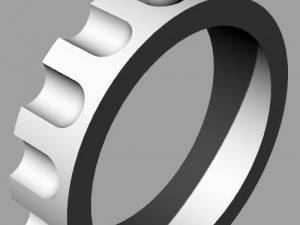 revolver ring 3D प्रिंट मॉडल