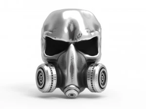 skull ring 205 size 3D Print Model