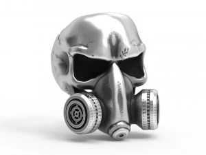 skull ring size rail 3D Print Model
