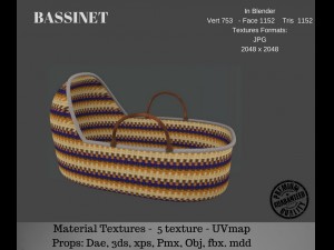 bassinet 3D Model