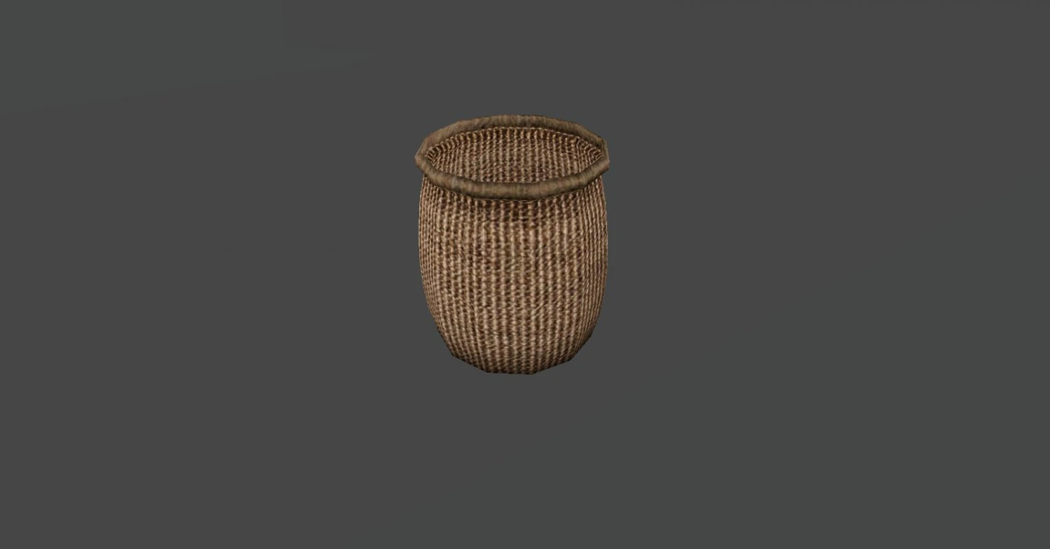 buggy basket 3D Model .c4d .max .obj .3ds .fbx .stl .blend 