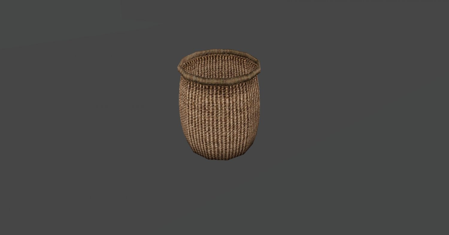 Buggy Basket 3d Model In Kitchen 3dexport