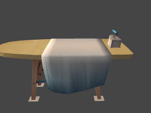 다리미판 3D 모델