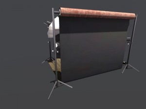 studio photography Modelo 3D