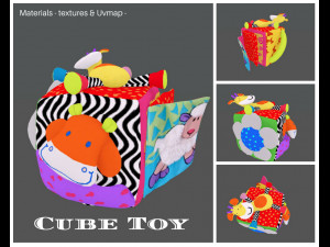 cube toy 3D मॉडल