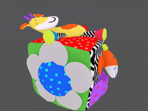 cube toy 3D मॉडल