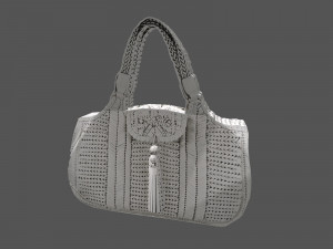 wicker bag 3D मॉडल