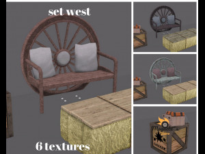 west set 3D Model