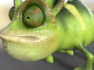 chameleon model 3d 3D Model