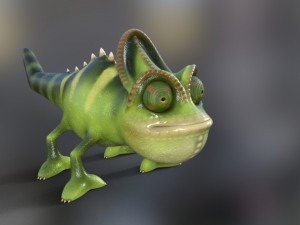 chameleon model 3d 3D Модель