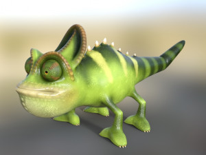 chameleon model 3d 3D Модель