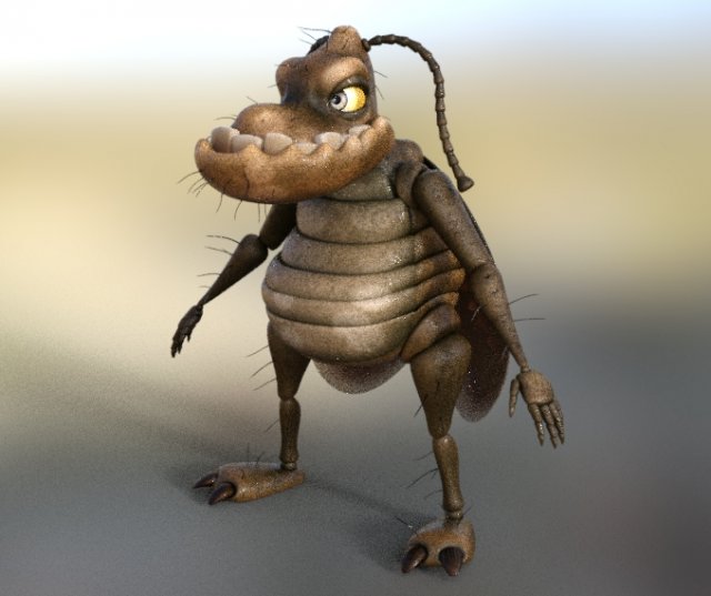 bugsy insects 3D Модель .c4d .max .obj .3ds .fbx .stl .blend 