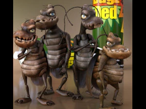 bugsy insects 3D Model