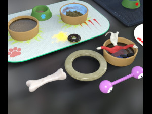 accessories dog pet 3D मॉडल