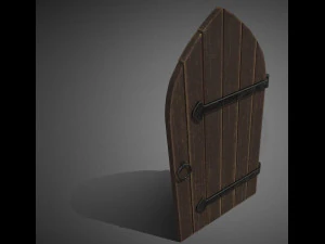 medieval door 3D Model