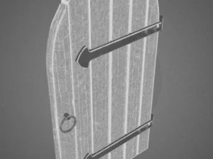 medieval door 3D Model