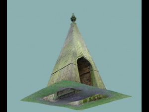 needles eye folly Model 3D
