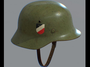 helmet nazi Modello 3D