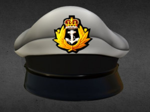 cap navy Modelo 3D