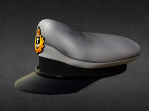 cap navy 3D Model