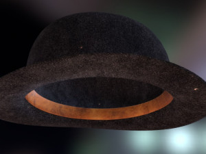 bowler hat sir vintage 3Dモデル