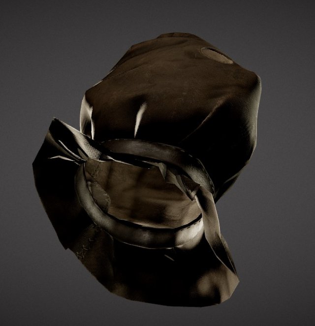 bag head 3D Model .c4d .max .obj .3ds .fbx .stl .blend 