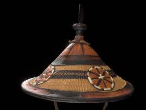 leather fiber hat 3D 模型