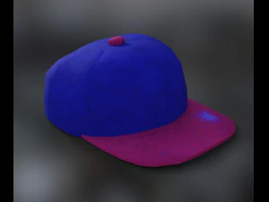 cap young 5 colors unissex 3D Model