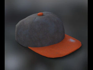 cap young 5 colors unissex 3D Model