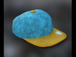 cap young 5 colors unissex 3D Model
