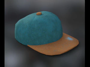 cap young 5 colors unissex 3D Model