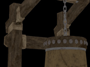 punching bag low decor 3D 모델