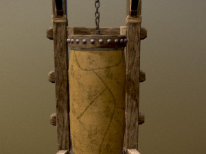 punching bag low decor 3D 모델