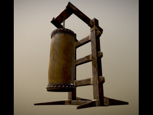 punching bag low decor 3D 모델