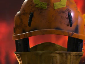 casco de bombero Modelo 3D