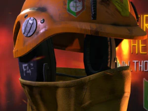 casco de bombero Modelo 3D
