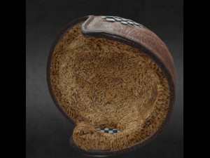 casco vintage helmet pilot 3D Model