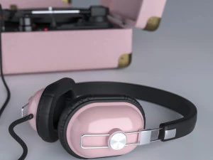 pink crosley 3D Model