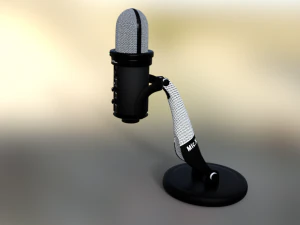マイクロフォンスタジオ 3Dモデル