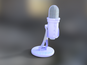 microfone studio 3D Model