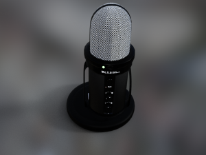 microfone studio 3D Model