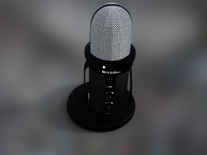 マイクロフォンスタジオ 3Dモデル