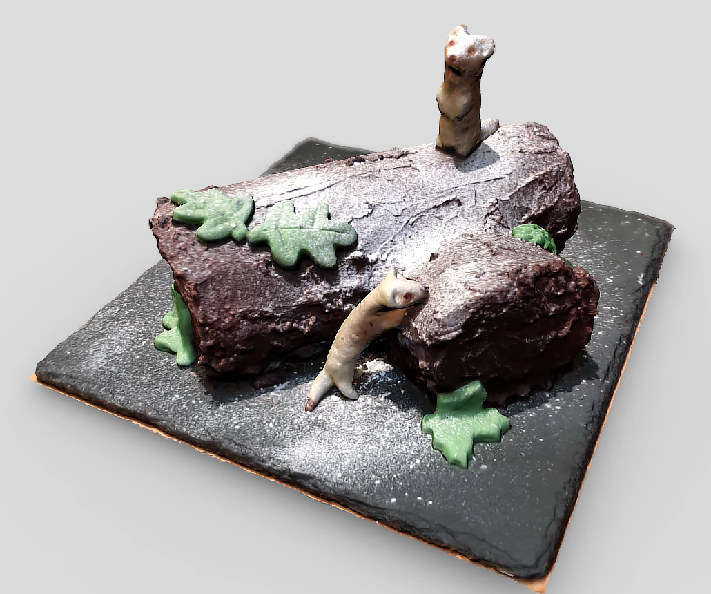 cake christmas 3D Model .c4d .max .obj .3ds .fbx .stl .blend 