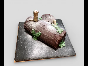 cake christmas 3D Model