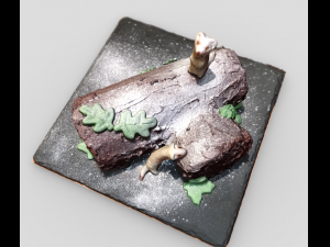 cake christmas Modelo 3D