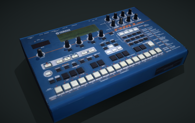 remix yamaha rm1x Model 3D .c4d .max .obj .3ds .fbx .stl .blend 