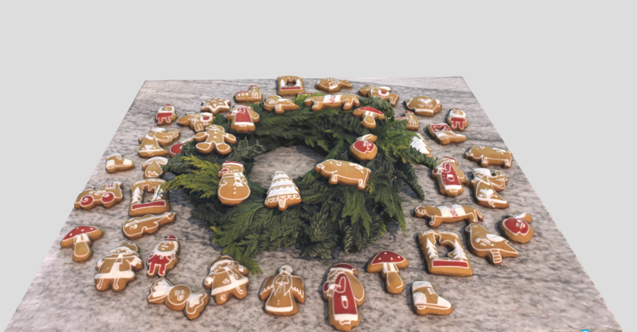 x-mas spirit decor 3D Model .c4d .max .obj .3ds .fbx .stl .blend