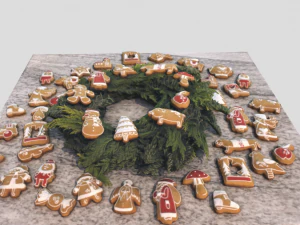 圣诞精神装饰 3D 模型